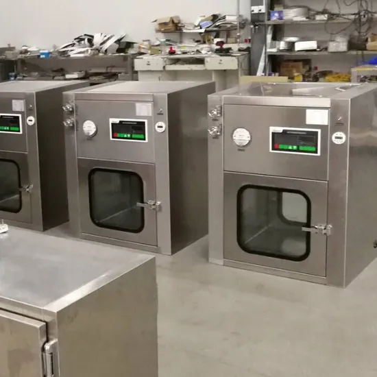 Clean Room Transfer Window Stainless Steel Static Pass Box Reducing Pollutants